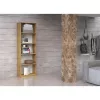 Bücherregal Top R40 ARTISAN, Eiche, 5 Regale, 400×300×1820 mm, Spanplattenrahmen