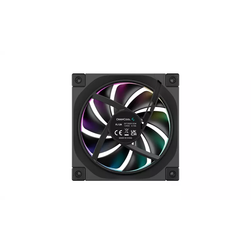 DeepCool FL12R 120mm ARGB Gehäuselüfter 3er-Pack Schwarz