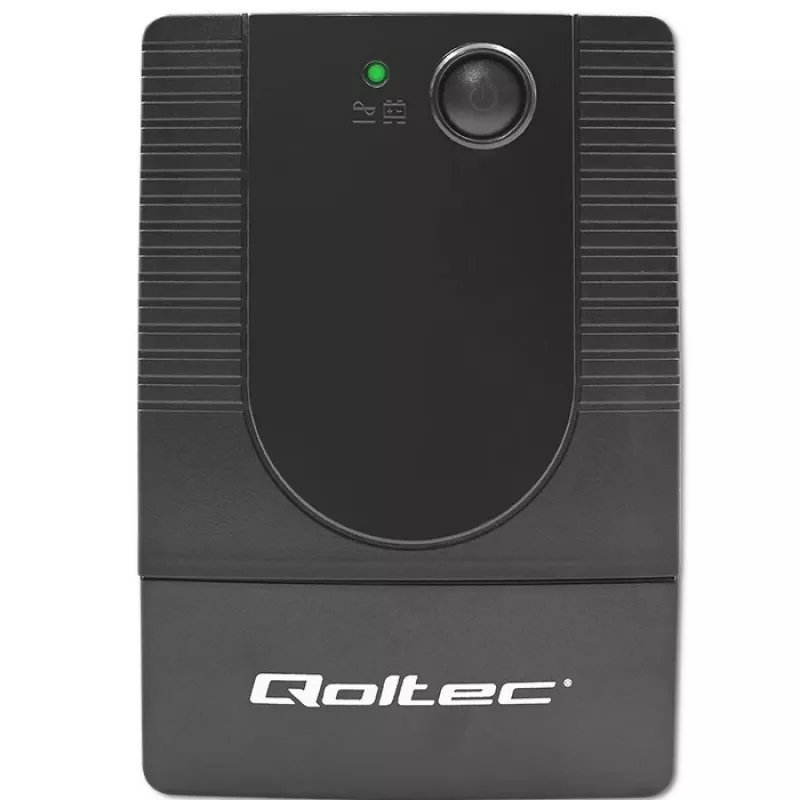 Qoltec 53774 USV (unterbrechungsfreie Stromversorgung) Line-Interactive 1 kVA 600 W 1 AC-Ausgang