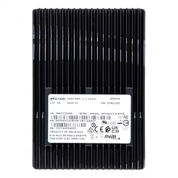 SSD Micron 7450 PRO 3,84 TB U.3 (15 mm) NVMe PCI 4.0 MTFDKCC3T8TFR-1BC1ZABYYR (DWPD 1)