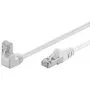 Wentronic Goobay CAT 5e Patchkabel 1x 90° abgewinkelt, F/UTP, Weiß, 3 m - CCA Kupfergemisch, 1x RJ45-Stecker 90° (8P8C) (94180)