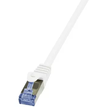 Netzwerkkabel LogiLink 10m Cat.6A RJ-45 S/FTP Weiß