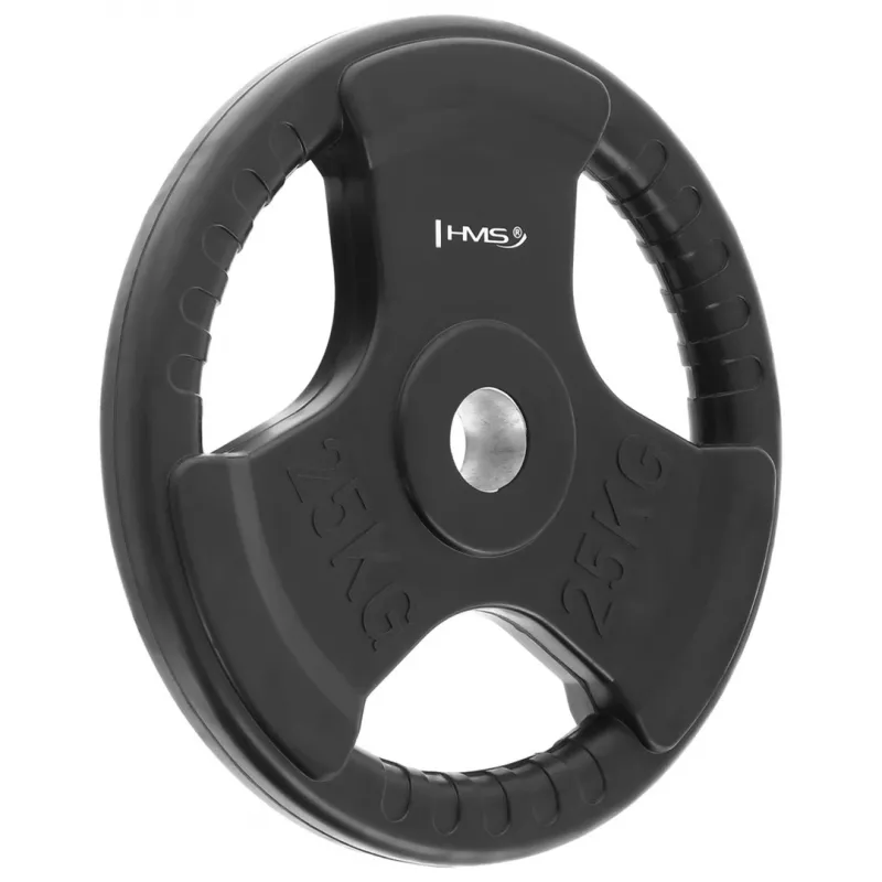 Olympische gummierte Gewichtsscheibe 25 kg Hms TOK25