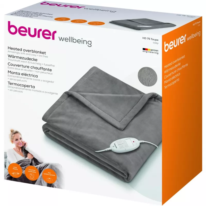 Beurer HD 75 Cosy Heizdecke, 180 x 130 cm