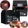 USV-Batterie Extralink Accumulator AGM 12V 45Ah — Geschlossene Blei-Säure (VRLA), 1 Stück, schwarz