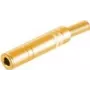 Kabelverbinder ShiverPeaks BS50400-G 6,3 mm Gold Buchse