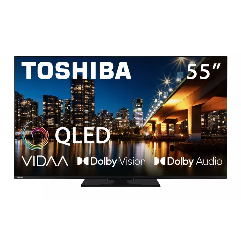 TV Toshiba 55QV3463DG 55 Zoll 4K Ultra HD QLED 3840 x 2160