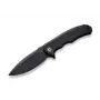 CIVIVI Praxis Messer 9Cr18MoV Micarta All Schwarz
