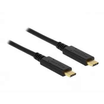 USB-Kabel DeLOCK 83325 USB 2.0 3m USB-C Schwarz