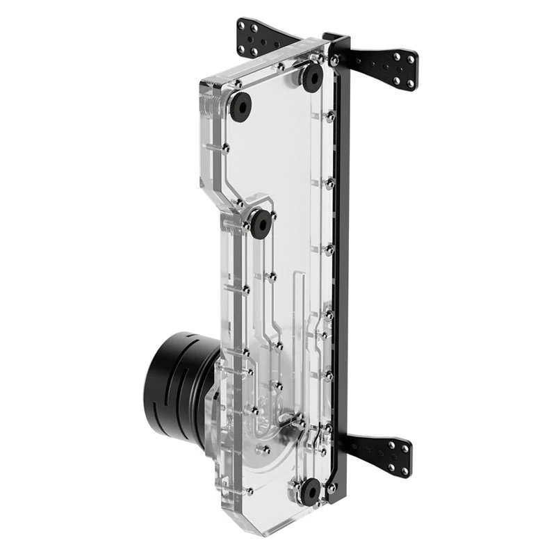 Singularity Resonance 2.0 Single D5 Distro Plate — Einzelpumpen-Reservoir-Distributionsplatte für individuelle Wasserkühlung