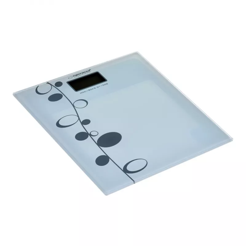 Personenwaage Esperanza Zumba EBS005 - elektronisch, 180 kg, weißes Glas