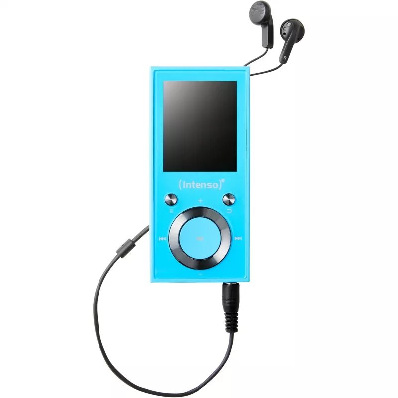 MP3-Player INTENSO Video Scooter BT — 16 GB, LCD-Anzeige, MicroSD-kompatibel, Blau