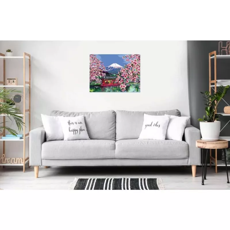 Ravensburger Malset CreArt Japanische Kirschblüte 23914 – Kunstset zum Malen