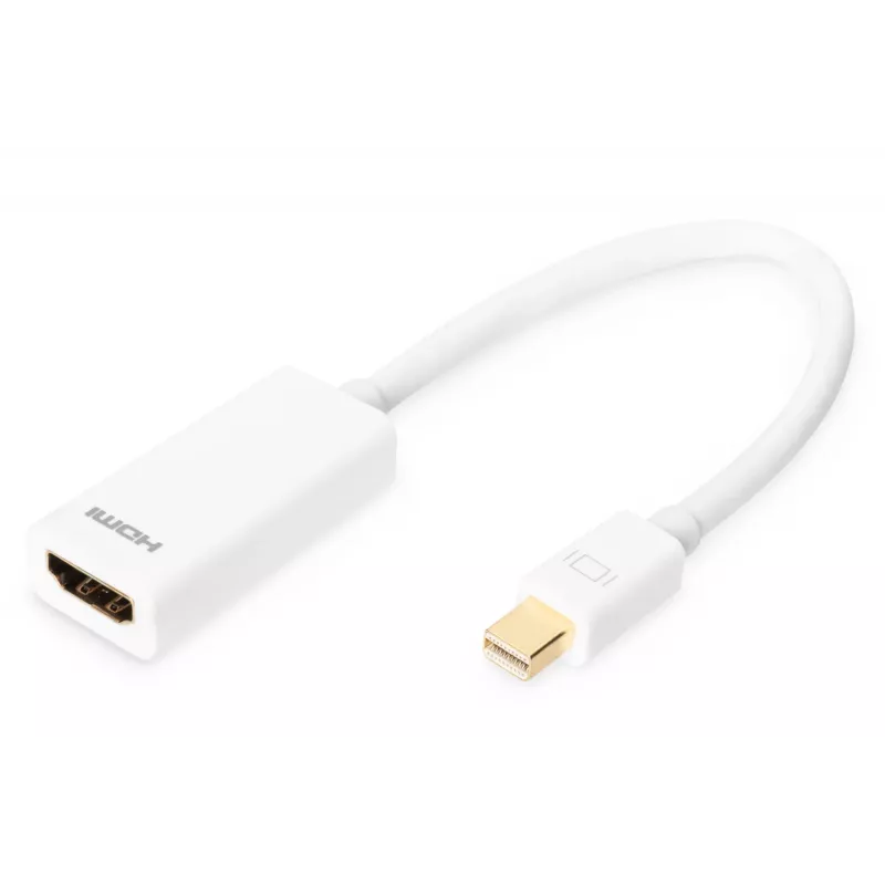 DisplayPort-Adapterkabel Digitus Mini DP auf HDMI Typ A
