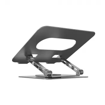 Laptop-Ständer Unitek OT180SL01 Aluminium für Bildschirme von 25,4–40,6 cm (10 Zoll–16 Zoll), 360° schwenkbar, 0–180° neigbar