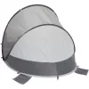 Kuppel-/Igluzelt High Peak Calobra 80 — Grau, 2000×1200×900 mm, Polyester-Bodenplane, Fiberglasstangen