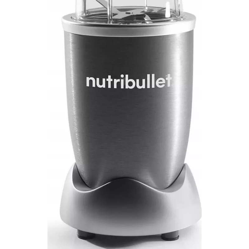 Bechermixer NUTRIBULLET NB606B 600W, Tritan-Krug 0,7L, 6 Klingen, 1 Geschwindigkeit, 500ml Becher, grau