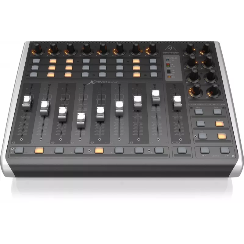 Behringer X-TOUCH COMPACT MIDI-Tastatur USB Schwarz