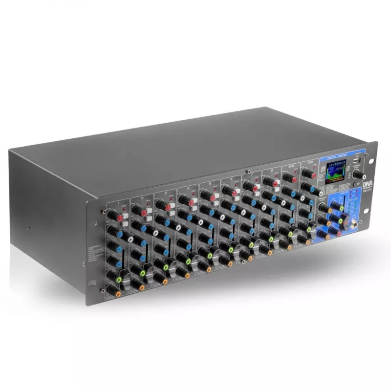 RM12 FX - Analoger Mixer mit Bluetooth DSP EQ MP3 Phantom, 12 Kanäle