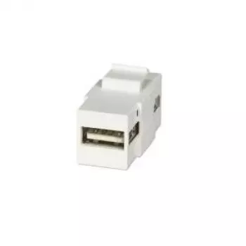 Lindy USB A auf A Keystone, Weiß, USB A auf A, USB A auf A