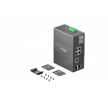 TP-Link IES206GPP Netzwerk-Switch Managed Gigabit Ethernet (10/100/1000) Power over Ethernet (PoE) Schwarz