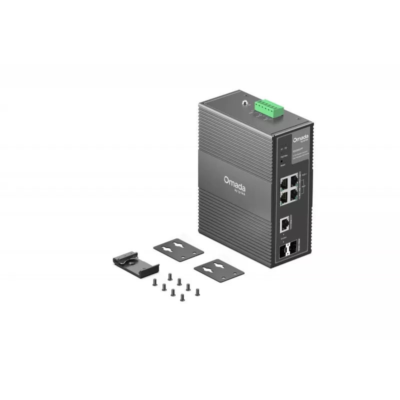 TP-Link IES206GPP Netzwerk-Switch Managed Gigabit Ethernet (10/100/1000) Power over Ethernet (PoE) Schwarz