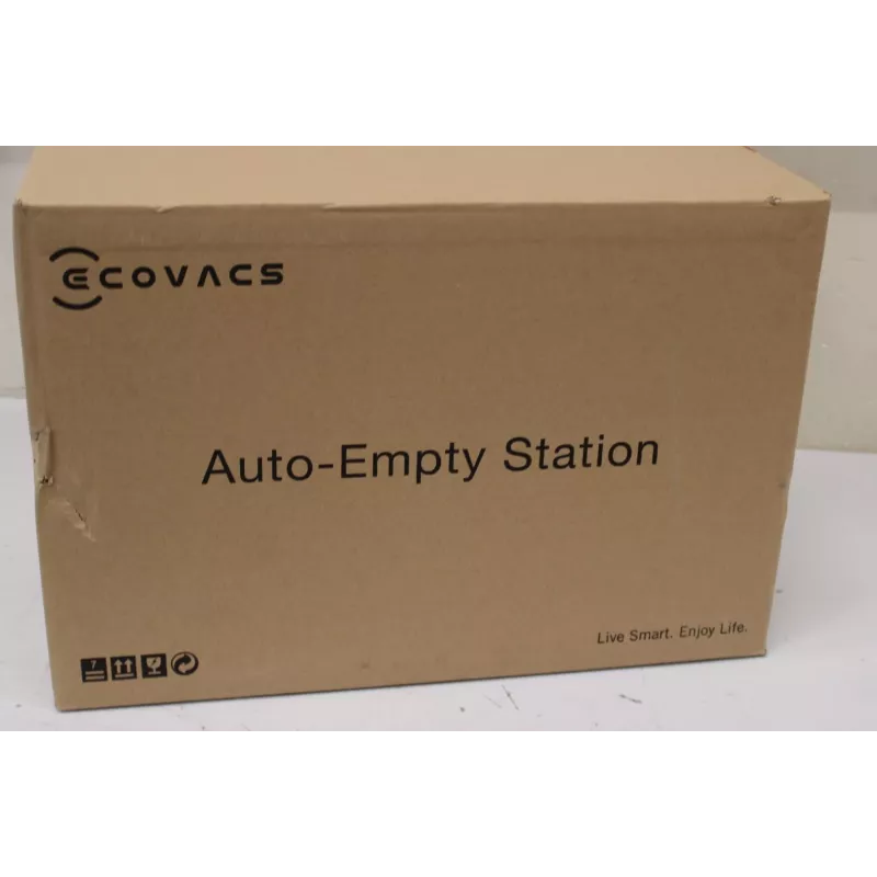 Auto-Empty-Station Ecovacs CH1918 für OZMO T8 N8 T9 — Weiß, enthält 2 Staubbeutel