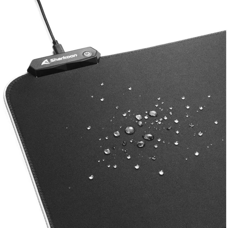 1337 RGB V2 Gaming Mat 360, Gaming Mouse Pad schwarz