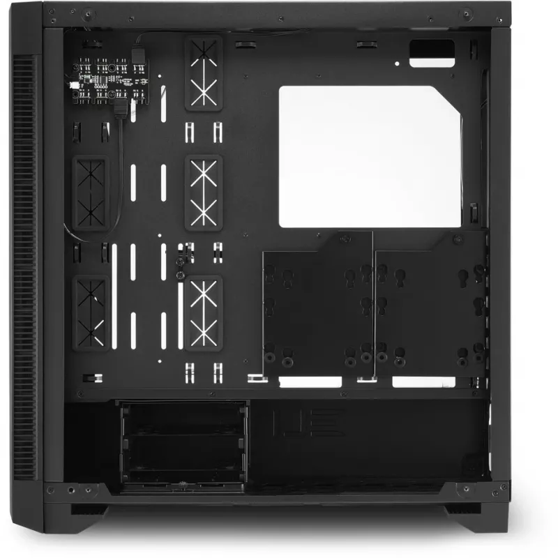 PC-Gehäuse Sharkoon ELITE SHARK CA200G Midi Tower Schwarz