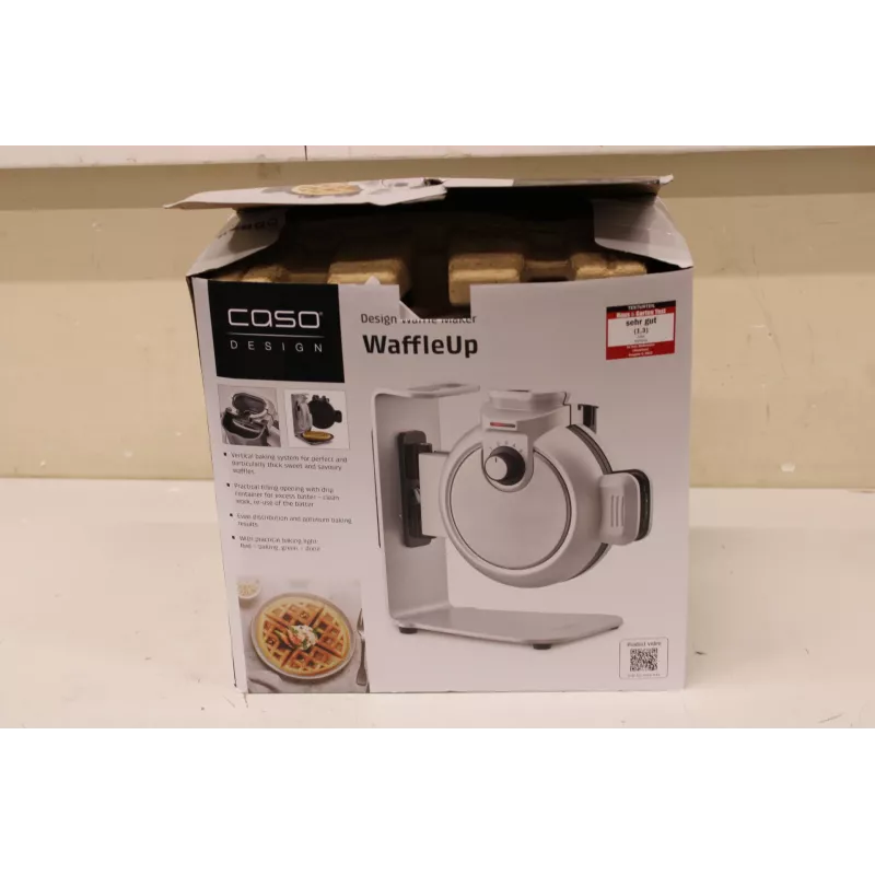 Waffeleisen Caso WaffleUp 800 W Edelstahl — 800 W Leistung, elektrisches Tisch-Waffeleisen