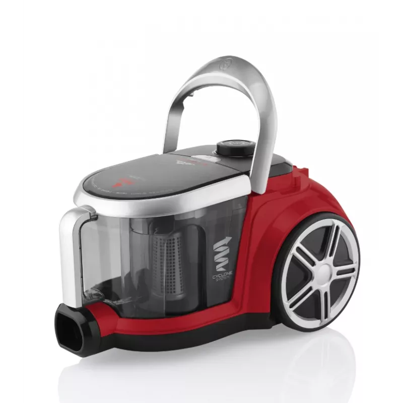 ETA | Staubsauger | ETA351790000 Stormy Turbo | Beutellos | Leistung 800 W | Staubkapazität 2,2 L | Schwarz/Rot