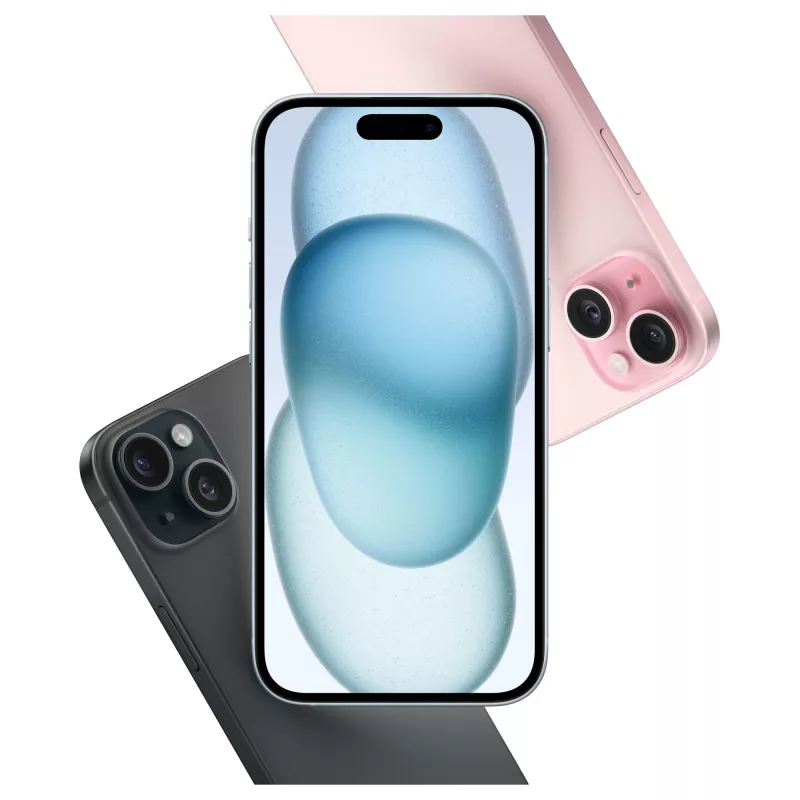 Apple iPhone 15 Plus 17 cm (6,7) Dual-SIM iOS 17 5G USB Type-C 512 GB Schwarz (MU1H3ZD/A)