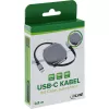 USB-C-Kabel InLine 35850, 100W Power Delivery, 0,80 m, schwarz/grau