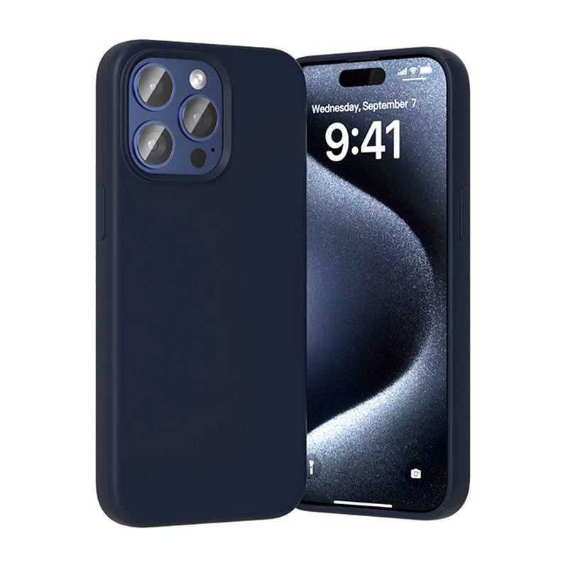 Schutzhülle aus Silikon Vention KUFL0-40 für iPhone 15 Pro Max, blau