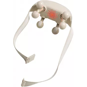 SKG H7 Ultra – Graue Massageköpfe, Kombi-Massage, Kompressionsmassage, Knetmassage, Vibrationsmassage, Nacken, Schultern, Grau, Kunststoff, Tasten, Batterie