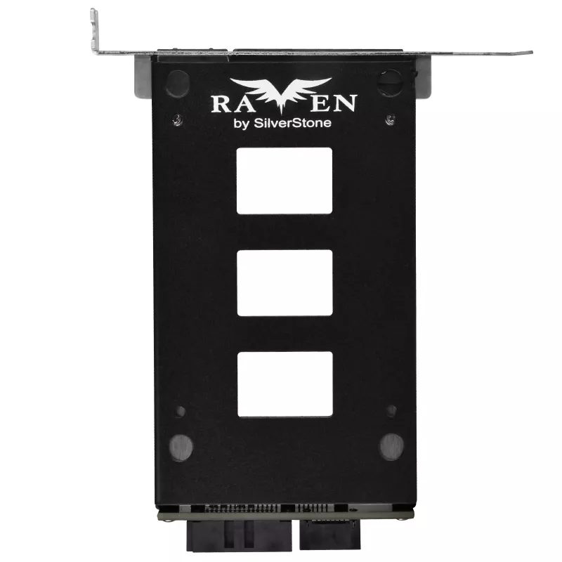 Interne Festplatteneinbaugehäuse SILVERSTONE SST-EXB02 PCI-Steckplatz für 2,5-Zoll-Laufwerk