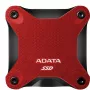 Externe SSD ADATA SD620 1 TB, tragbar USB 3.2 Gen 2 (Micro-USB B), Lesegeschwindigkeit 520 MB/s, Schreibgeschwindigkeit 460 MB/s, stoßfest, Rot