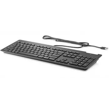 HP 911502-051 Tastatur Office USB AZERTY Französisch Schwarz