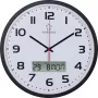 Wanduhr Renkforce HD-WRCL135, 32 cm Durchmesser, schwarz