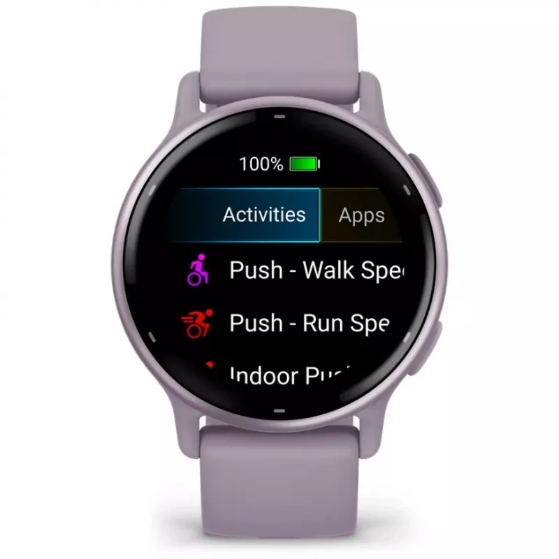 Garmin Vivoactive 5 3,05 cm (1.2) AMOLED Digital 390 x 390 Pixel Touchscreen Violett Wi-Fi GPS (Satellit)
