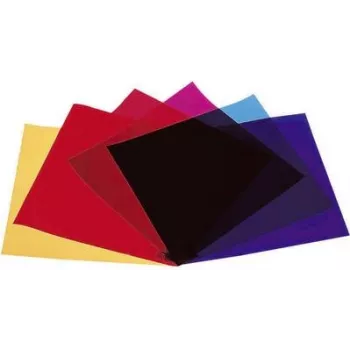 Farbfilterset für die Bühne EUROLITE 9410045A – Rot, Blau, Grün, Gelb