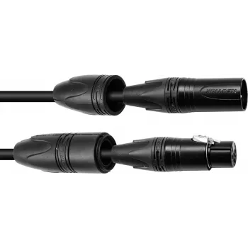 PSSO DMX-Kabel IP65 3-polig 3 m, schwarz, Modell 3022783C