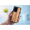Handyhülle man and wood für Samsung Galaxy S20 Ultra — cappuccino Schwarz