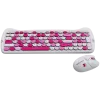 Kabelloses Tastatur- und Maus-Set CANYON HSET-W6 Pink Kitty Edition