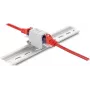 Keystone-Modul DELOCK 90934 – flacher RJ-45-Einsatz, weiß/grau, 30,5×46,6×18 mm