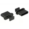 Buchsen-Schutzkappe DeLOCK 64013 USB Type-C Schwarz