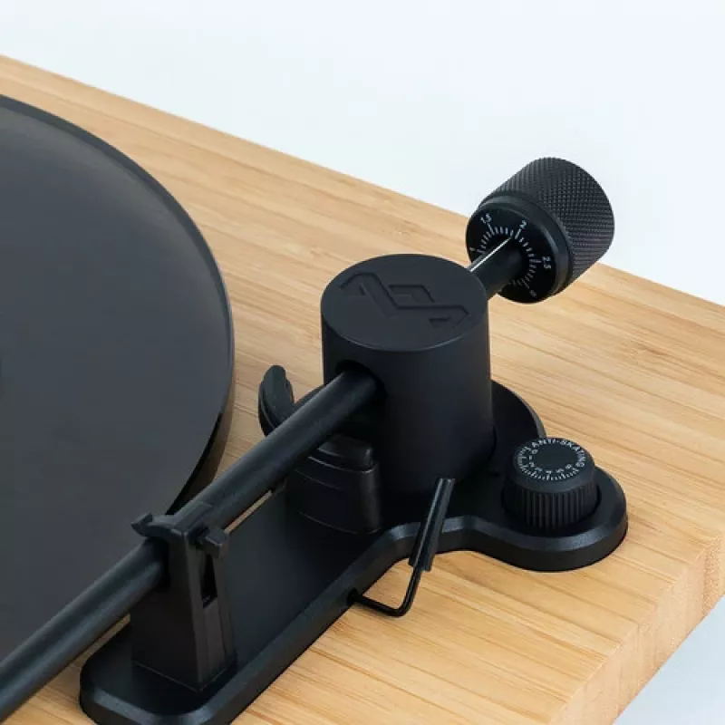 The House Of Marley EM-JT010-SB Audio-Plattenspieler Riemenantrieb Schwarz, Holz