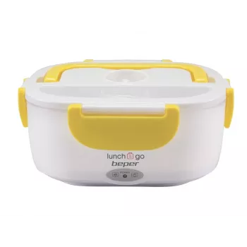 Elektrische Lunchbox Beper 90.920G – 1 L Speisewärmer, gelb
