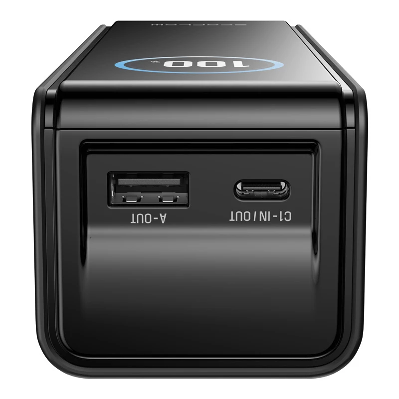 Powerbank EcoFlow RAPID EF-RAPID25K140W-B-EU 25000 mAh, 3 Anschlüsse (2×USB-C, 1×USB-A), Schwarz