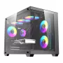 Computergehäuse DarkFlash B275 PRO (schwarz) mit 6 vorinstallierten Lüftern